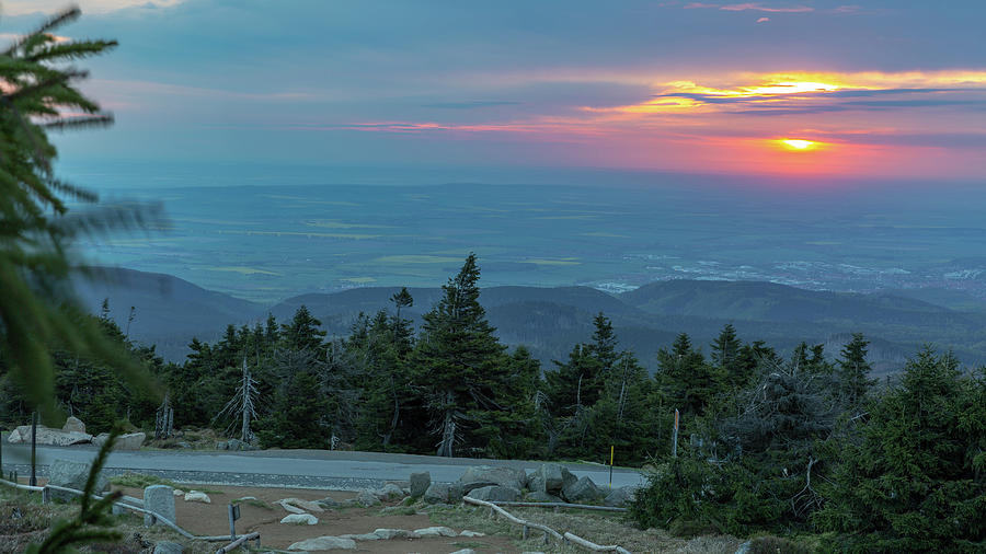 Brocken, Harz - just after sunrise Photograph by Andreas Levi