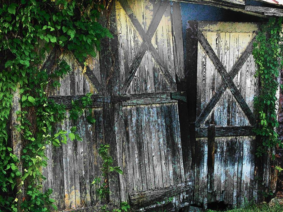 Broken Barn door Photograph by Joyce Kimble Smith