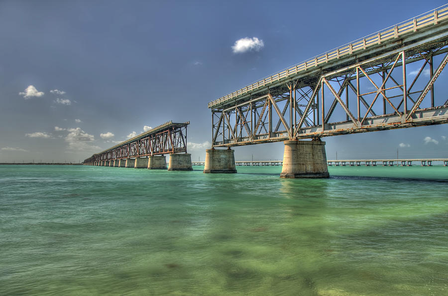Broken Bridge - HDR Photograph by Jonathan Sabin