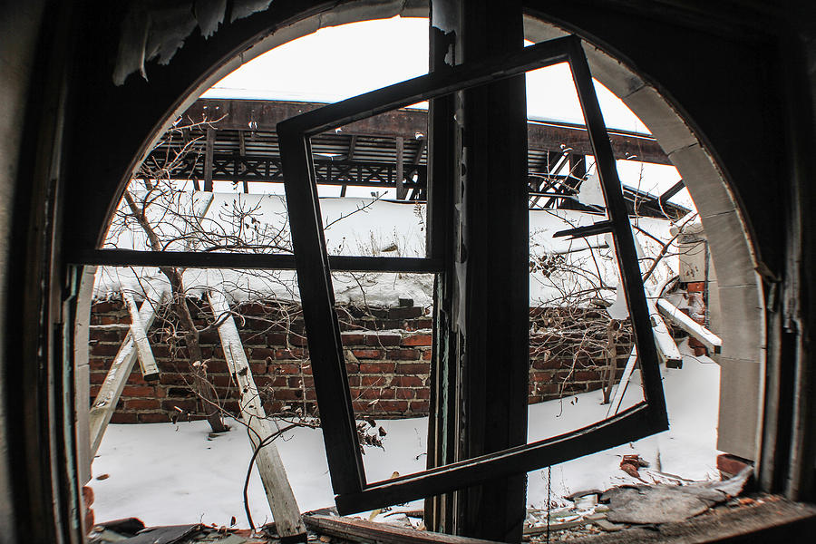 Broken Detroit Window  Photograph by John McGraw