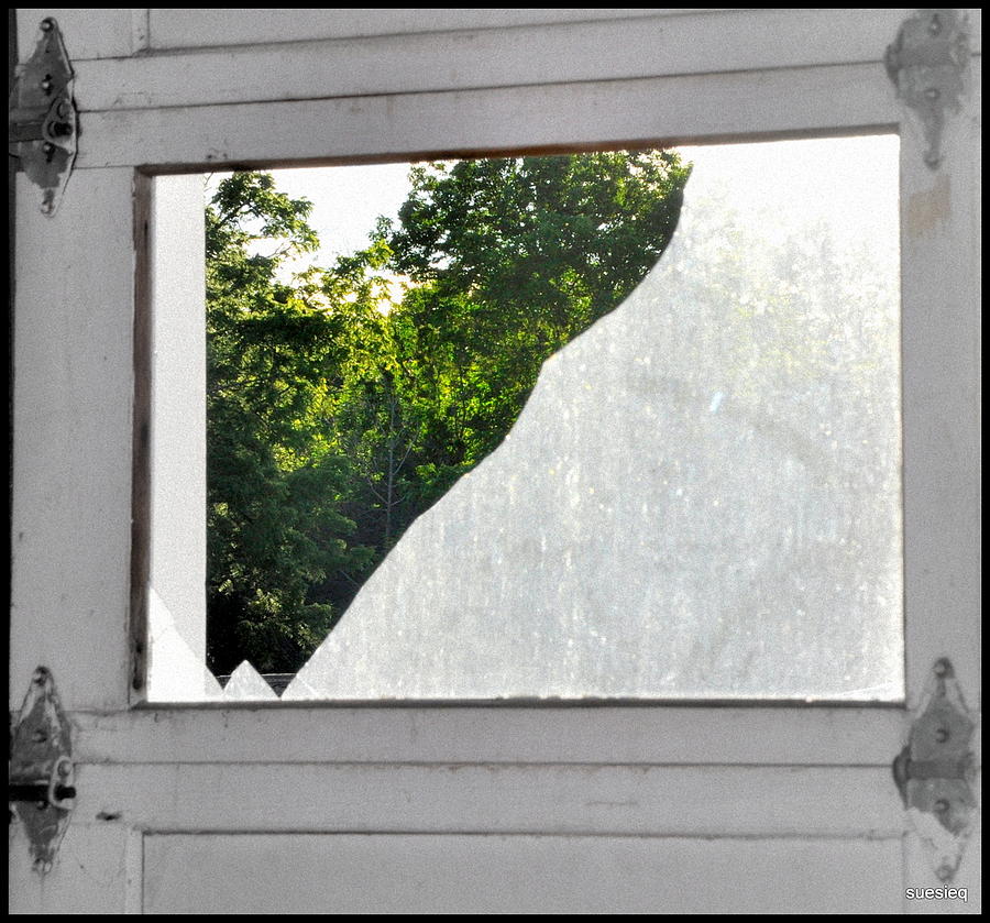 Window Photograph - Broken dreams by Sue Rosen