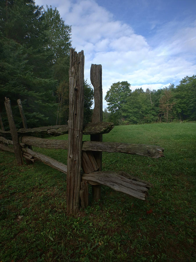 Broken Fence Photograph by Judy Hall-Folde