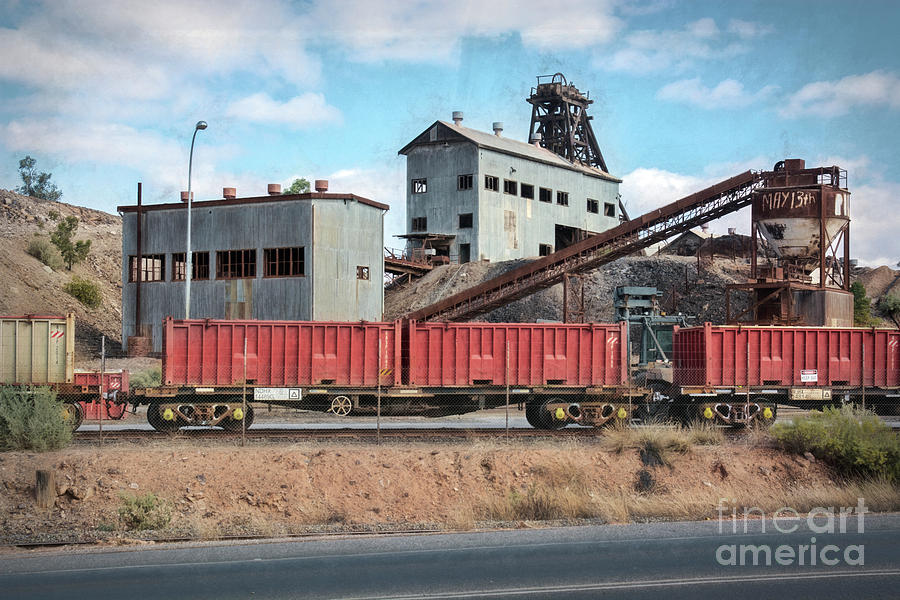 Broken Hill Mine Head Photograph by Stuart Row