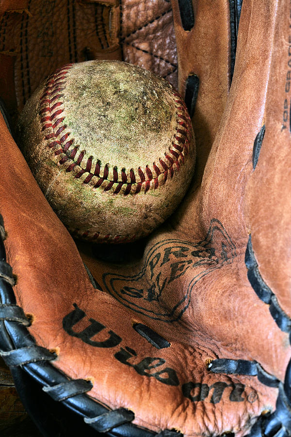 Baseball Photograph - Broken In by JC Findley Baseball Photograph - Broken In by JC Findley