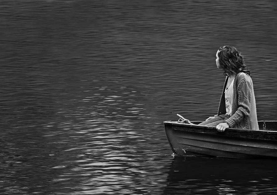 Boat Photograph - Broken Promises by Evelina Kremsdorf
