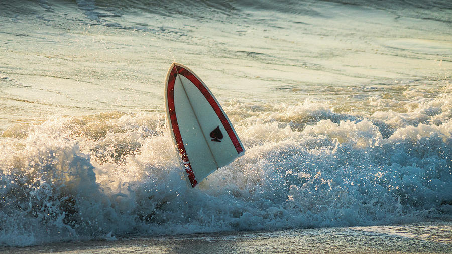 Broken Surfboard Delray Beach Florida Photograph by Lawrence S Richardson Jr