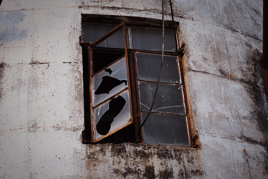 Broken Window Photograph by Nathan Little