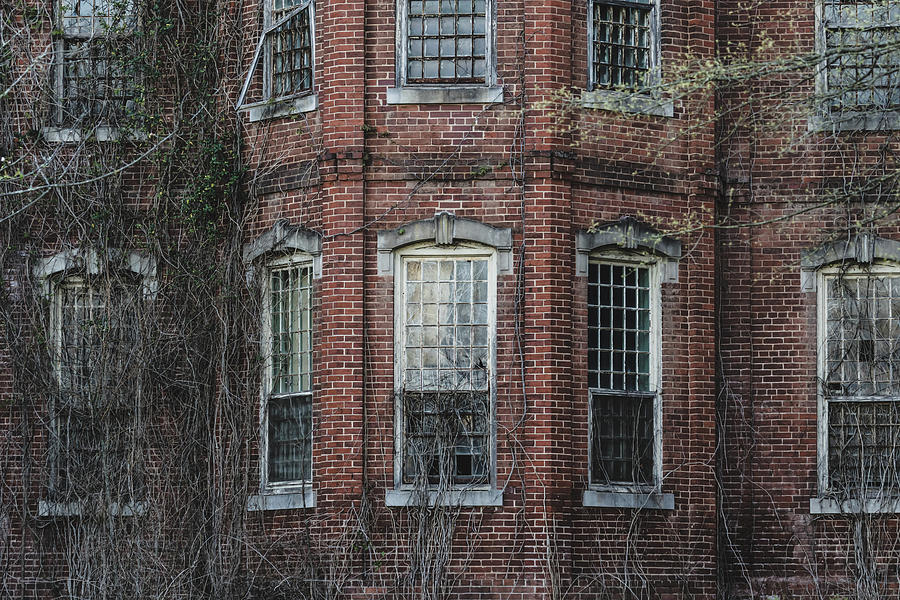 Broken Windows on Abandoned Building Photograph by Kim Hojnacki