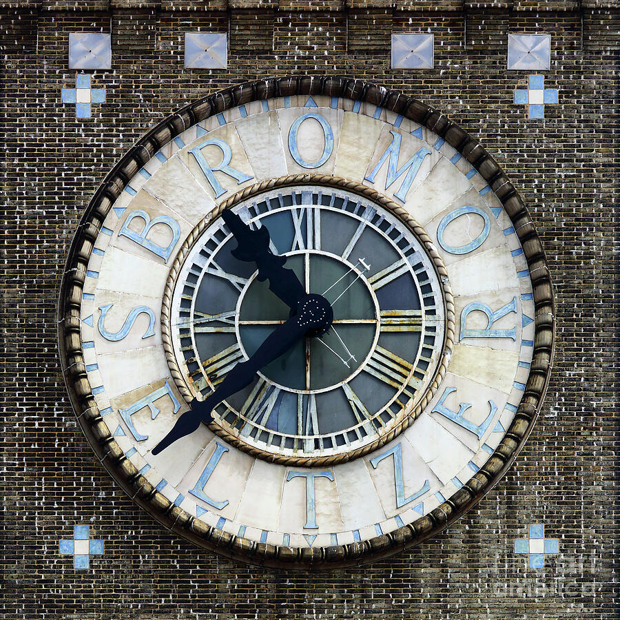 Bromo-Seltzer Tower Clock Baltimore Photograph by James Brunker
