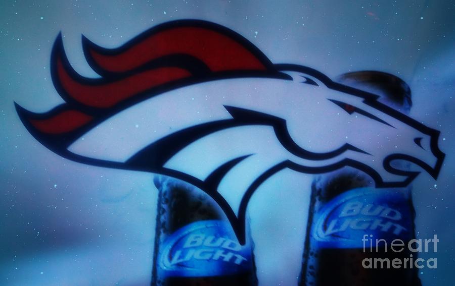 Broncos and Bud Light Photograph by Kelly Awad