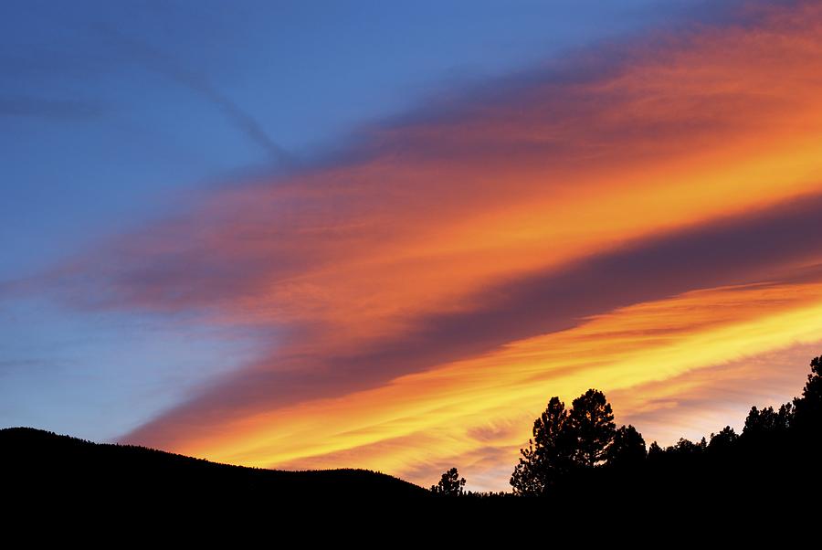 Sunset Photograph - Broncos Sunset by Kristin Davidson