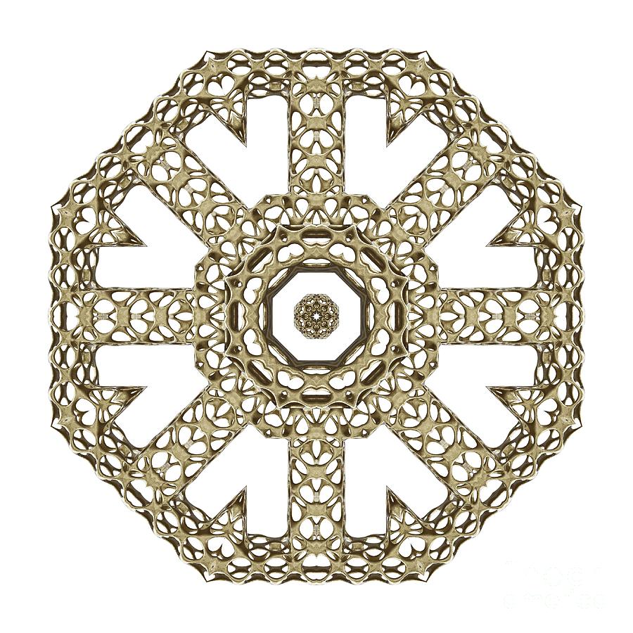 Bronze Age Mandala Digital Art by Mary Machare