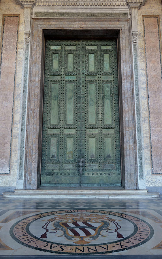 Bronze Door Basilica San Giovanni in Laterano Rome Italy Photograph by Shawn OBrien