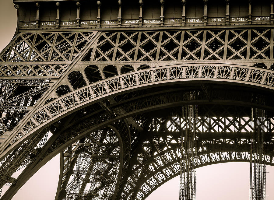 Bronze Eiffel Photograph by Pamela Newcomb