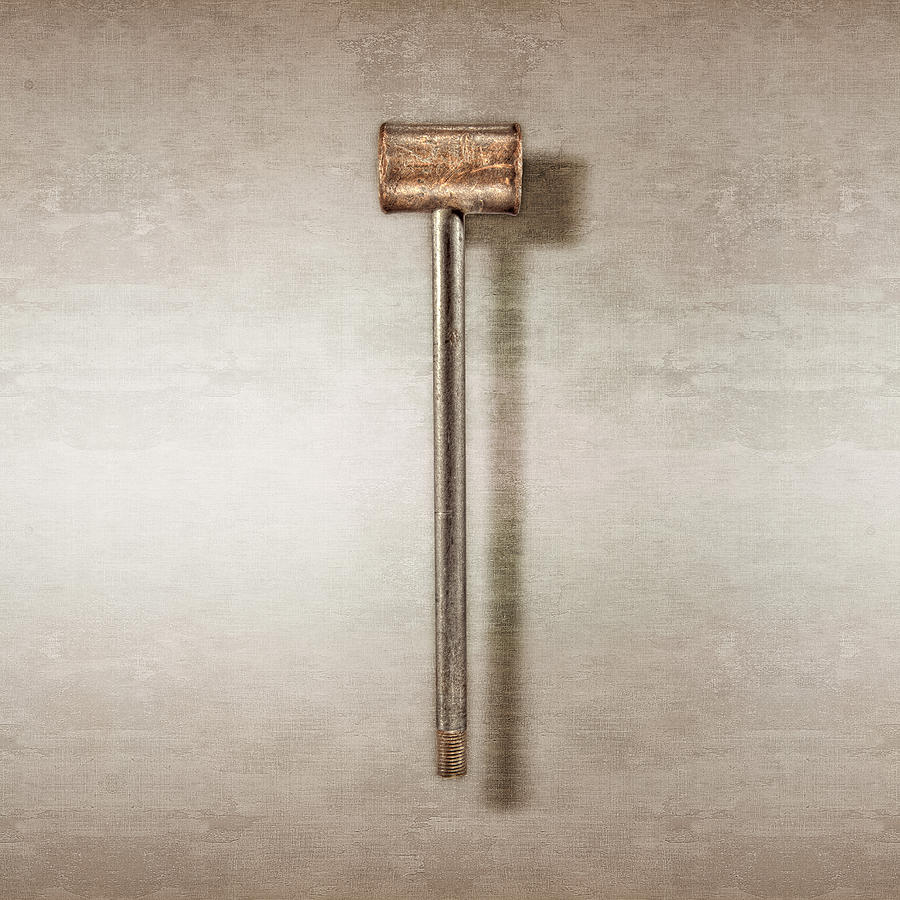 Tool Photograph - Bronze Hammer by YoPedro