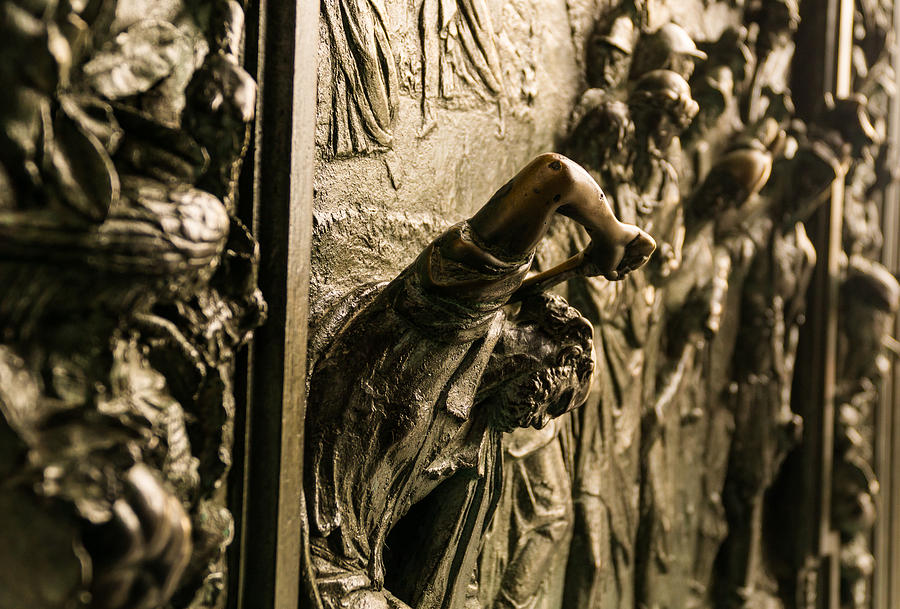 Bronze Relief Photograph by Weir Here And There