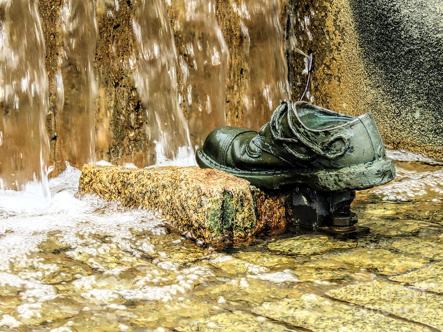 Bronze Shoe River Cascade  Photograph by Janice Drew