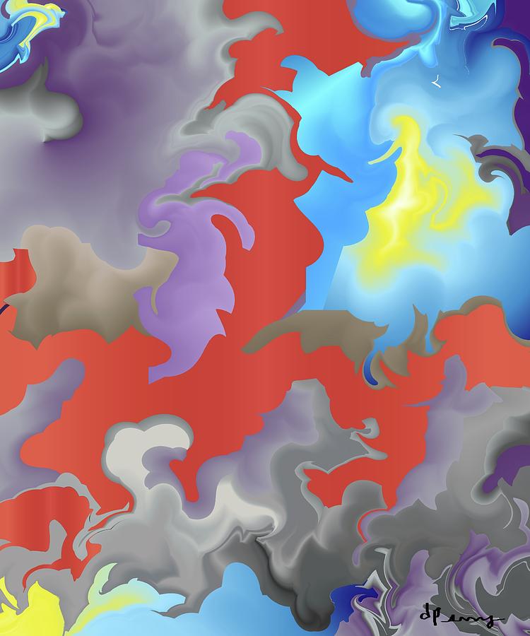 Brooding Clouds Digital Art by D Perry