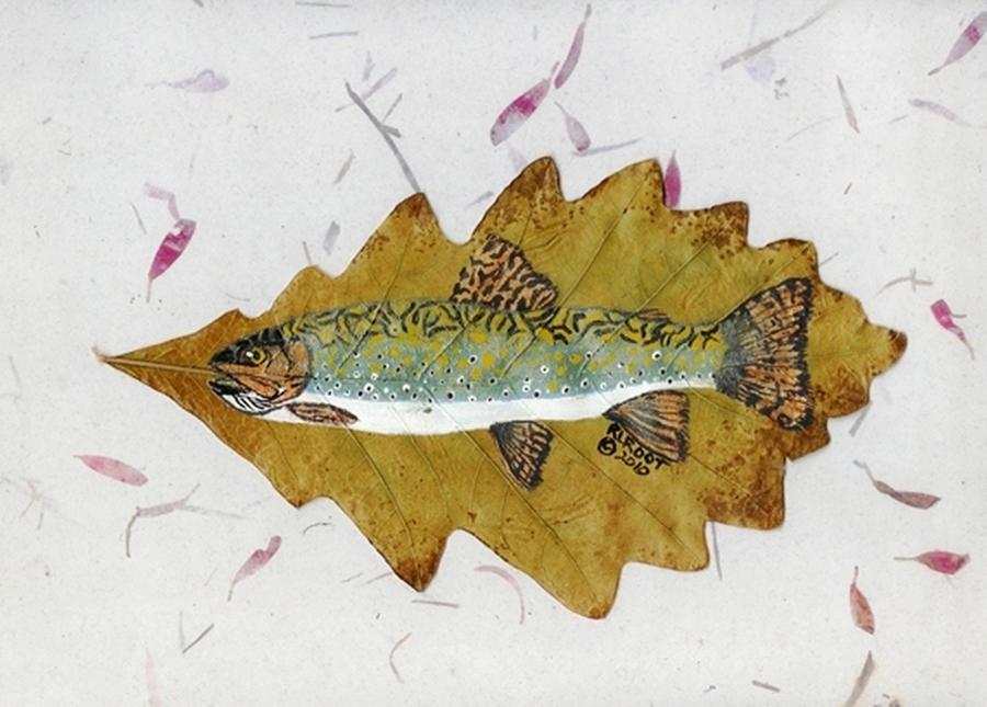 Brook Trout Painting by Ralph Root