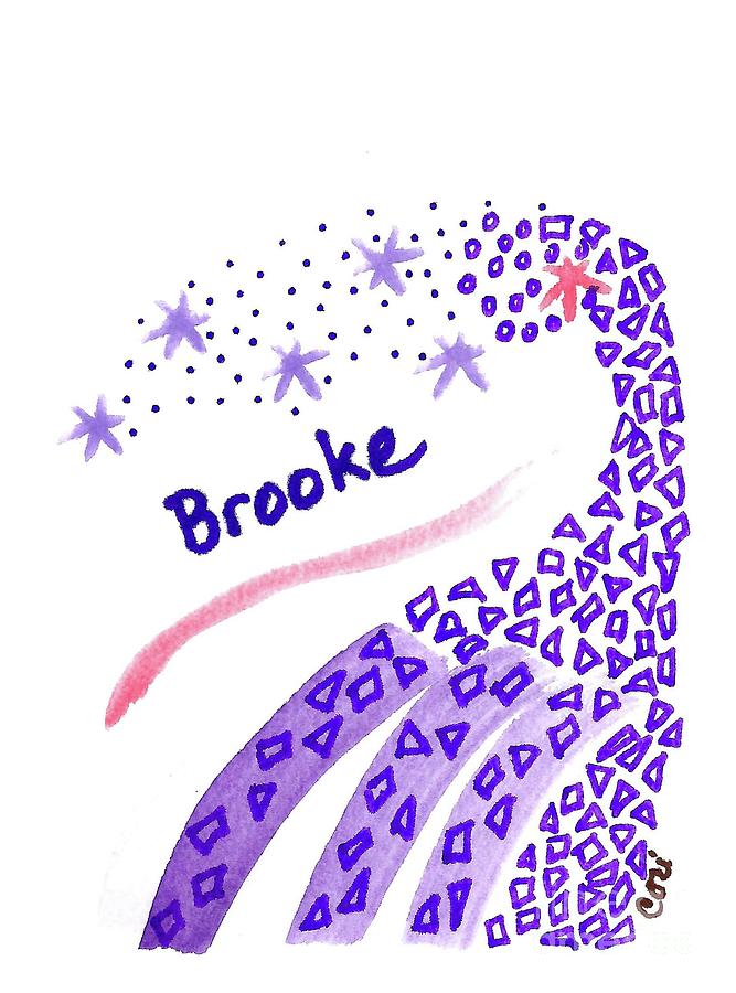 Brooke Drawing by Corinne Carroll