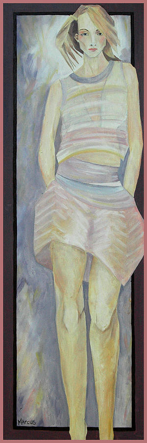 Female Painting - Brooke by Leslie Marcus Female Painting - Brooke by Leslie Marcus