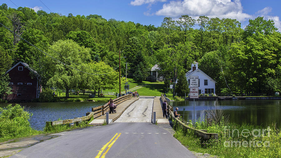 Brookfield Floating Bridge Photograph by Scenic Vermont Photography