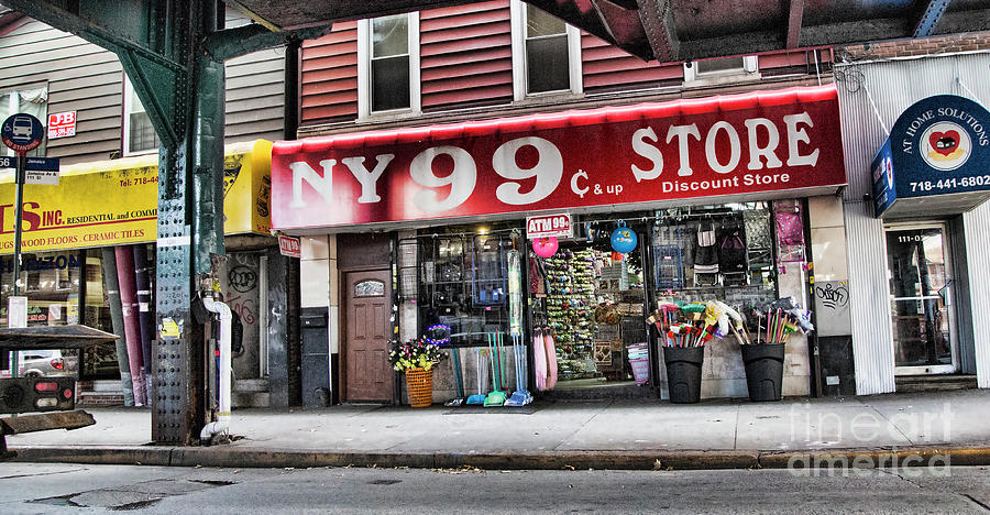 Brooklyn 99 cent store Photograph by Chuck Kuhn