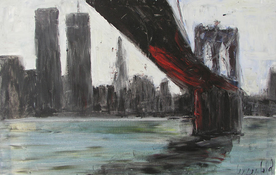 Brooklyn Bleeding Painting by Gail Eisenfeld