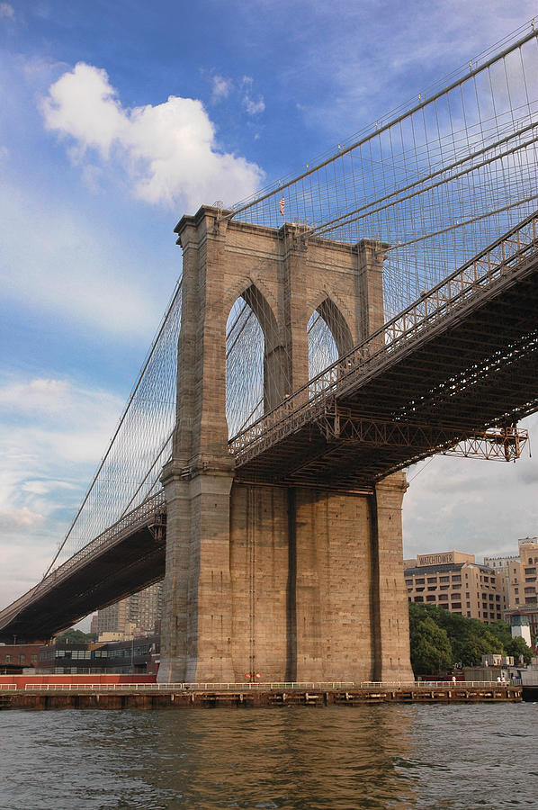 Brooklyn Bridge - Eastbound Photograph by Frank Mari