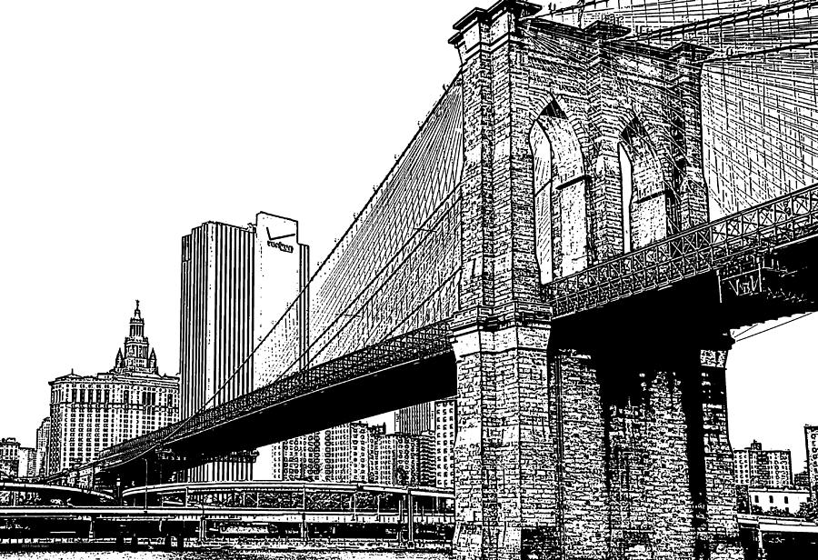 Brooklyn Bridge 1.1 Photograph by Frank Mari