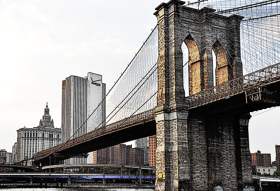 Brooklyn Bridge 1.2 Photograph by Frank Mari