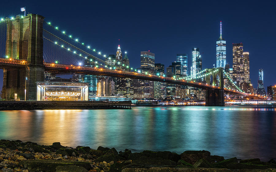 Brooklyn Bridge and Lower Manhattan Photograph by Travis Fry - Fine Art ...