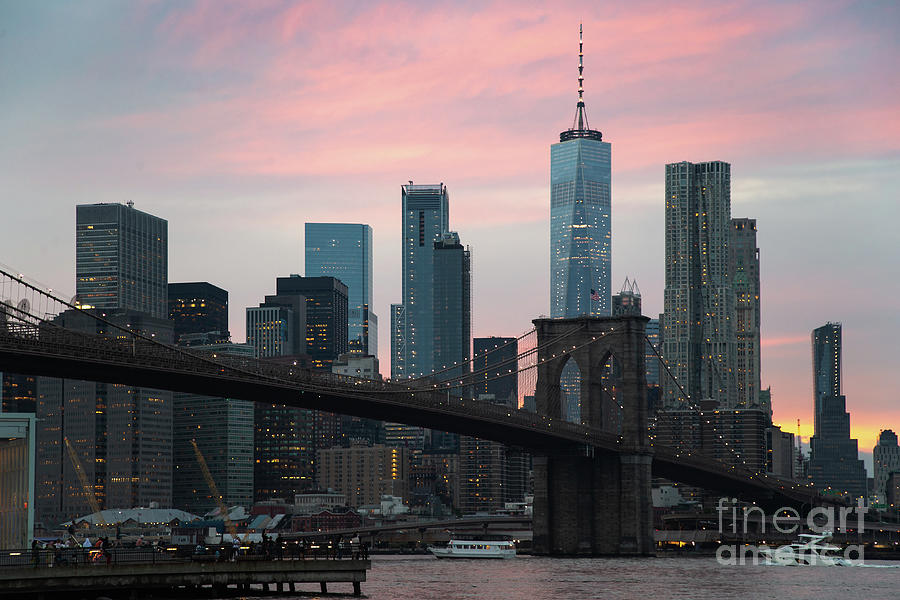 Brooklyn bridge New york Photograph by Andy Myatt