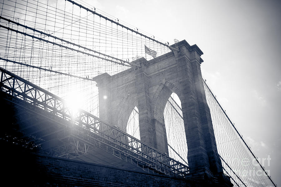 Brooklyn Bridge Photograph by Anna Serebryanik