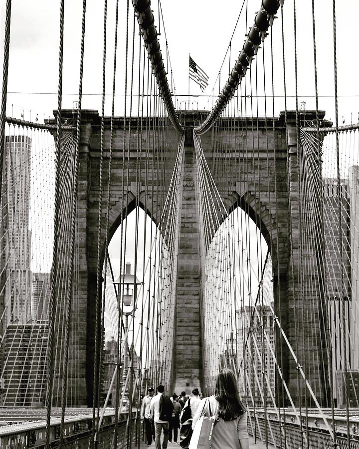 Bridge Photograph - Brooklyn Bridge by Aya Edlin