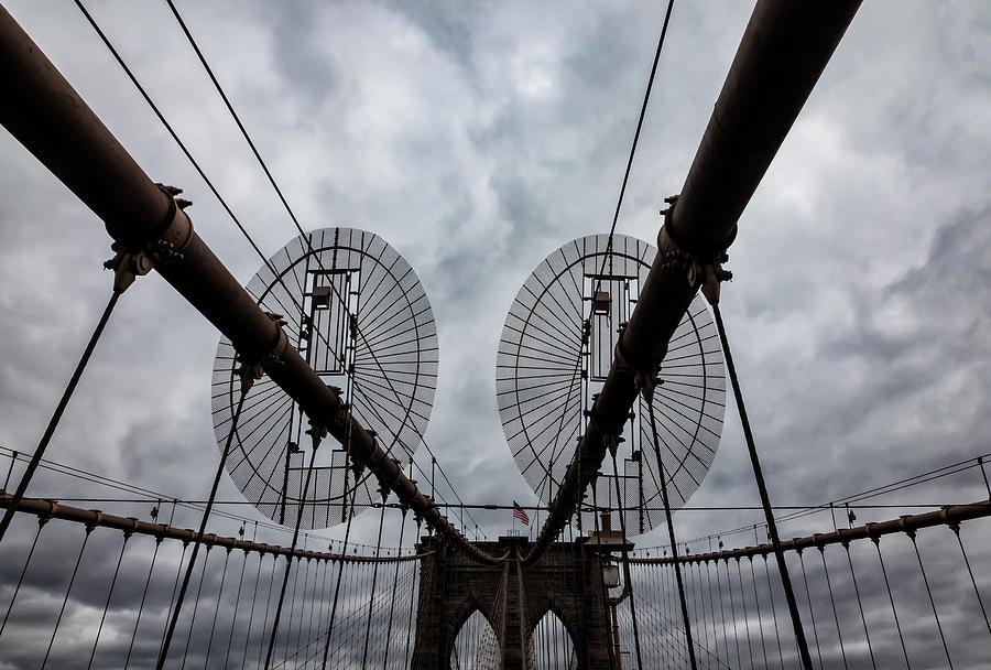 Brooklyn Bridge Cables Photograph by Robert Ullmann