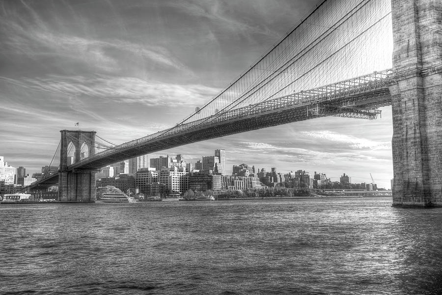 Brooklyn Bridge  Photograph by David Pyatt