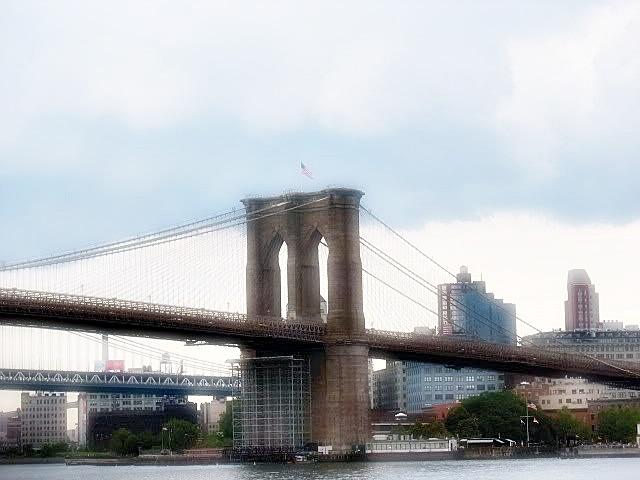 Brooklyn Bridge Photograph - Brooklyn Bridge by Donna Andrews