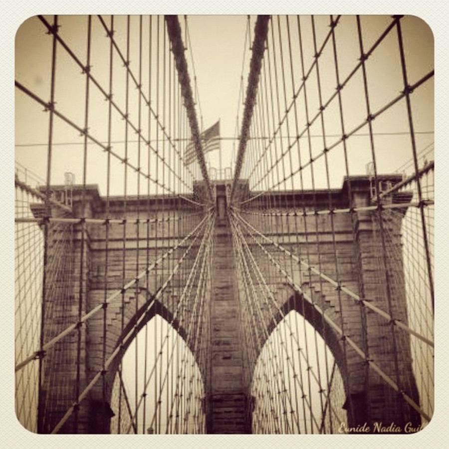 Brooklyn Bridge From My Point Of View! Photograph by E G