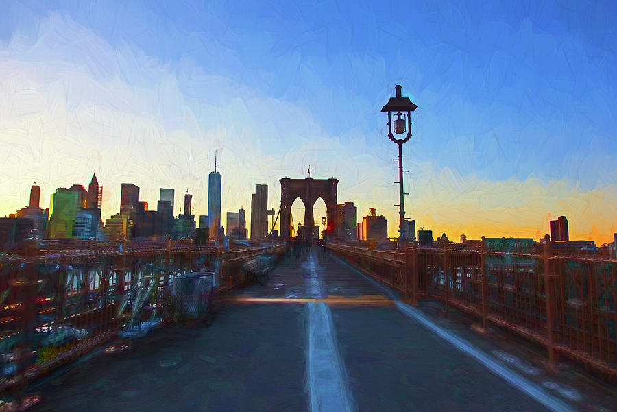 Brooklyn Bridge Impressions Photograph