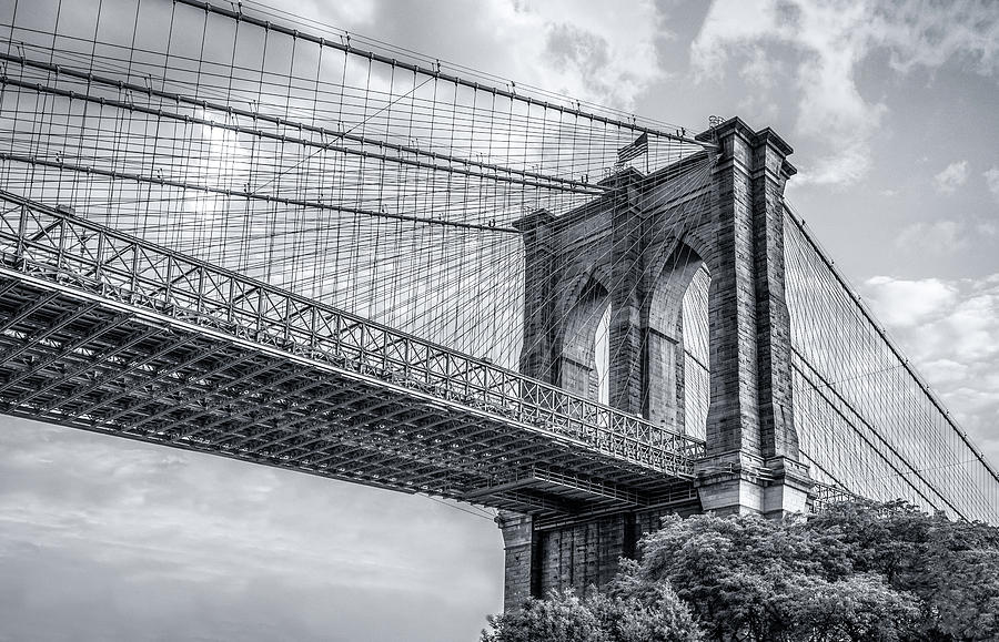 Brooklyn Bridge Photograph by John Randazzo
