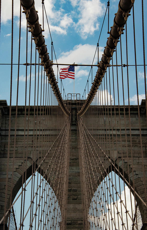 Brooklyn Bridge Photograph by Joseph Yarbrough