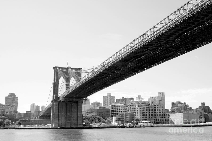 Brooklyn Bridge Photograph by Julie Lueders 