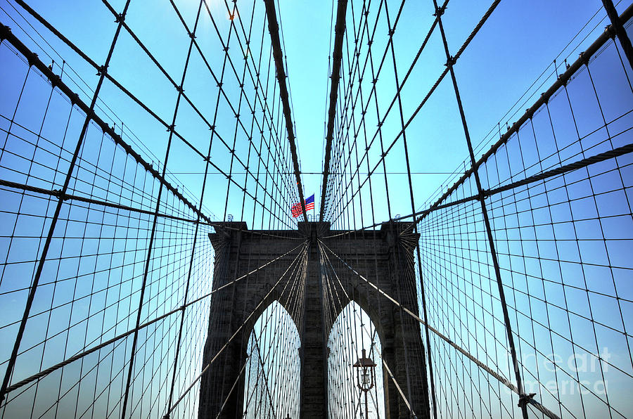 Brooklyn Bridge Photograph by Kelly Wade