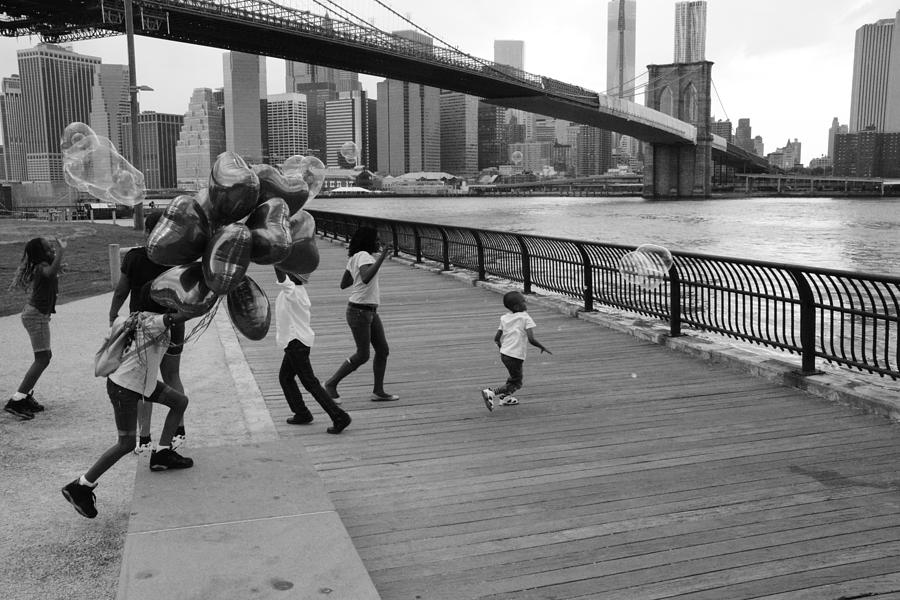 Brooklyn Bridge Kids Photograph by U p t o w n S u e
