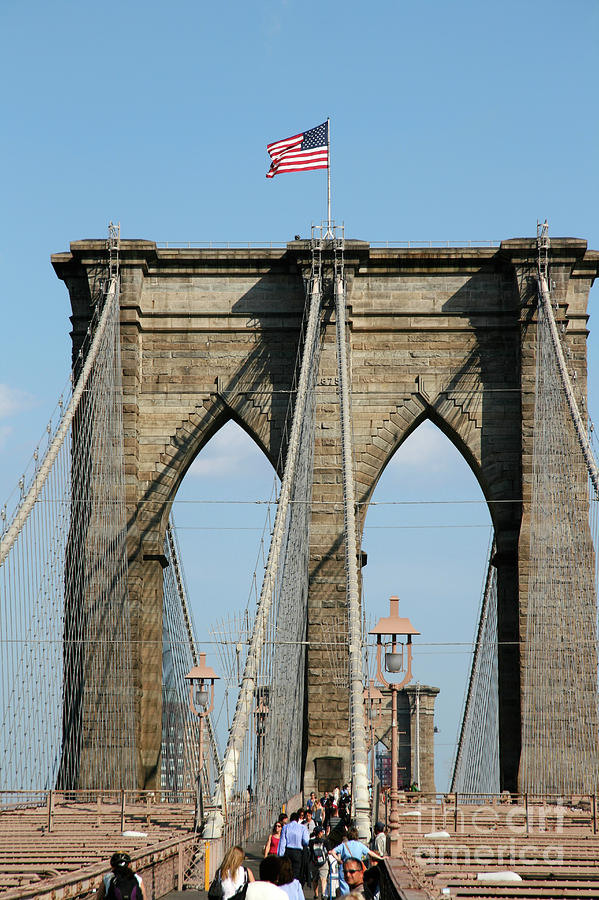 Brooklyn Bridge Manhattan New York city, NY, USA Photograph by Eli Nagar