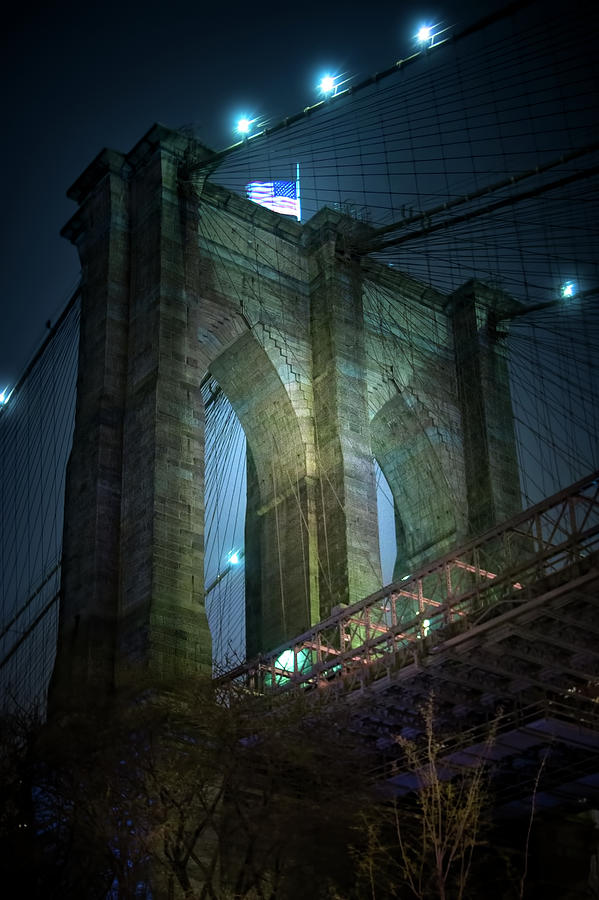 Brooklyn Bridge Photograph by Mark Andrew Thomas