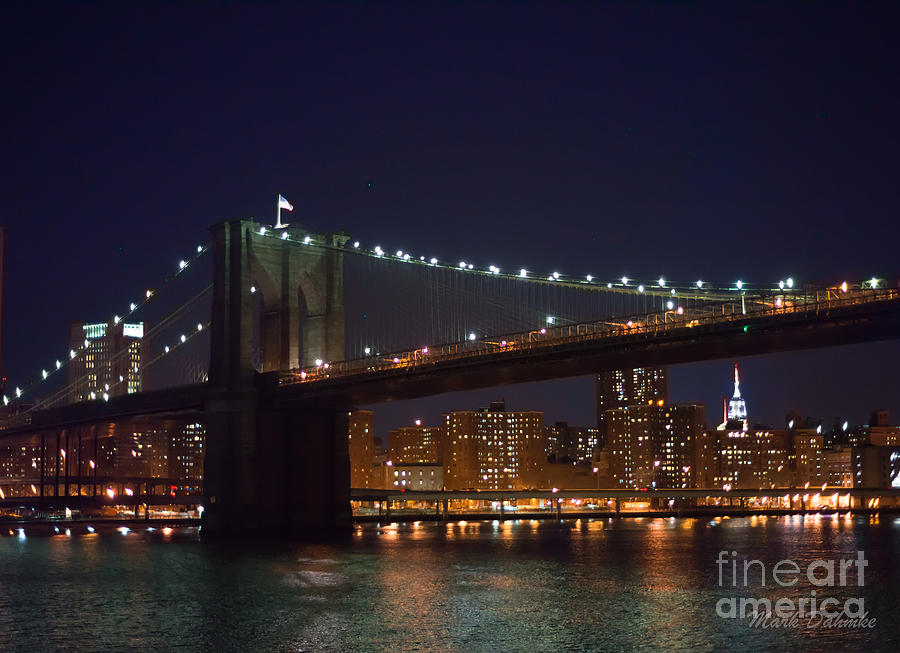 Brooklyn Bridge Photograph by Mark Dahmke