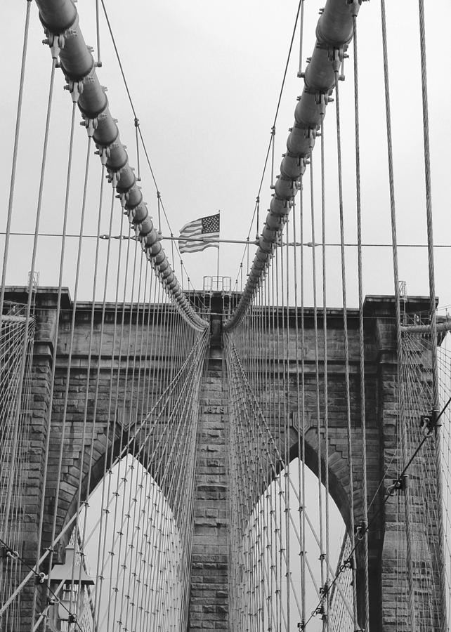 Brooklyn Bridge Photograph by Mary Pille