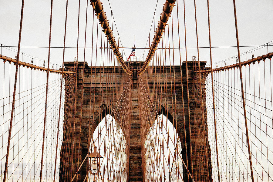 Brooklyn Bridge Photograph - Brooklyn Bridge by MGL Meiklejohn Graphics Licensing